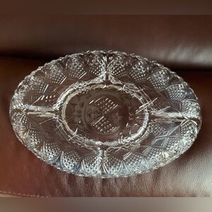 Gibson Jewelite oval glass plater